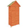 vidaXL barna t&ouml;m&ouml;r fenyőfa kerti szersz&aacute;mt&aacute;rol&oacute; 89 x 52,5 x 175 cm