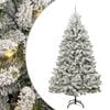 vidaXL Mű kar&aacute;csonyfa 270 cm 300 LED Meleg feh&eacute;r PVC &eacute;s Ac&eacute;l