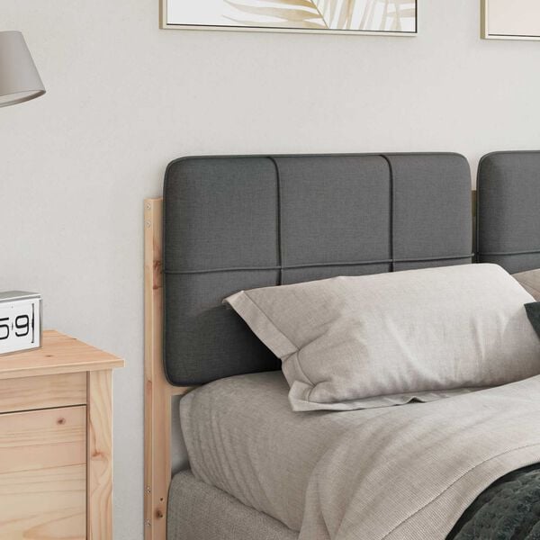 vidaXL K&aacute;rpitozott fejt&aacute;mla fejt&aacute;ml&aacute;val Barna &eacute;s Vil&aacute;gossz&uuml;rke 135 cm