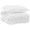 vidaXL &Eacute;vszakokon &Aacute;t Duvet p&aacute;rn&aacute;val 2 db Feh&eacute;r Mikrosz&aacute;l