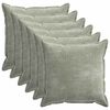 vidaXL P&aacute;rna huzat 6 db HOUTEN Z&ouml;ld 55 x 55 cm Chenille Sz&ouml;vet