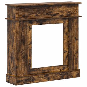 vidaXL Kandall&oacute;keret F&uuml;st&ouml;s T&ouml;lgy 102 x 26 x 100 cm Szerelt Fa