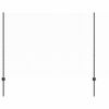 vidaXL Hatsz&ouml;gletű ker&iacute;t&eacute;s oszlopokkal 50 x 1,5 m PVC-bevonatos ac&eacute;l
