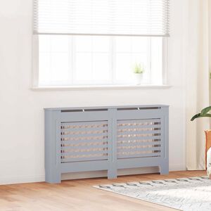 vidaXL antracitsz&uuml;rke MDF radi&aacute;torburkolat 152 x 19 x 81,5 cm
