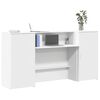 vidaXL recepci&oacute;s pult feh&eacute;r 200x50x103,5 cm szerelt fa