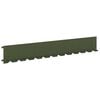 vidaXL Fűszeg&eacute;lyez&eacute;s 10 pcs 102 x 15 x 4 cm Ac&eacute;l Olajz&ouml;ld