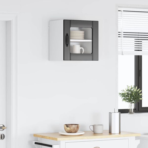 vidaXL Konyhaszekr&eacute;ny Fekete 40 x 31 x 40 cm Faanyag