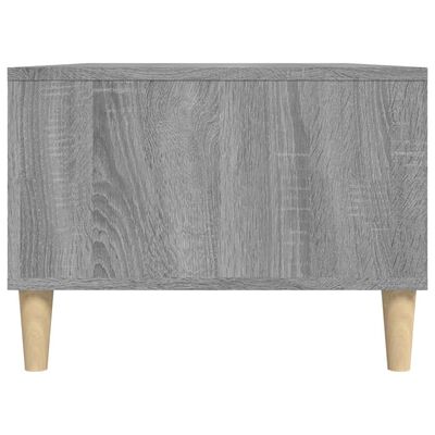 vidaXL szürke sonoma színű szerelt fa dohányzóasztal 90 x 50 x 36,5 cm