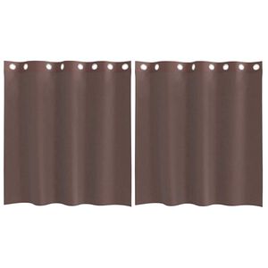 vidaXL 2 db barna f&aacute;tyolf&uuml;gg&ouml;ny&ouml;k rojtokkal 140x140 cm