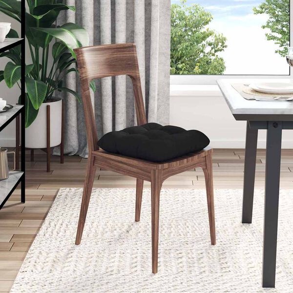 vidaXL &Uuml;lőp&aacute;rn&aacute;k 4 pcs Fekete 40 x 40 cm Mikrosz&aacute;las Sz&ouml;vet