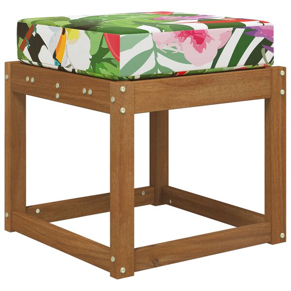 vidaXL K&uuml;lt&eacute;ri &uuml;lőp&aacute;rna sz&iacute;nes 40 x 40 x 8 cm 100% poli&eacute;szter