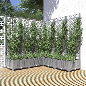 vidaXL vil&aacute;gossz&uuml;rke PP r&aacute;csos kerti &uuml;ltetől&aacute;da 120 x 120 x 121,5 cm