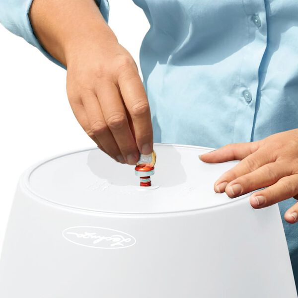 LECHUZA Classico Color 43 ALL-IN-ONE feh&eacute;r vir&aacute;gtart&oacute;