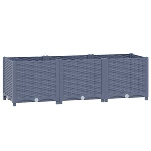 vidaXL polipropil&eacute;n magas&aacute;gy&aacute;s 120 x 40 x 38 cm