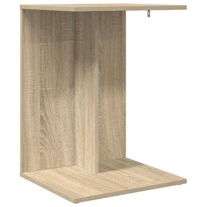 vidaXL Oldal asztal Sonoma t&ouml;lgy 45 x 40 x 62,5 cm Szerelt Fa