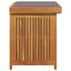 vidaXL tömör akácfa kültéri párnatartó láda 60x50x61 cm
