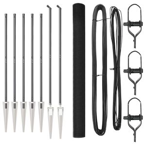 vidaXL Hevederes dr&oacute;tker&iacute;t&eacute;s t&uuml;sk&eacute;kkel 10 x 1,6 m PVC-bevonatos Ac&eacute;l