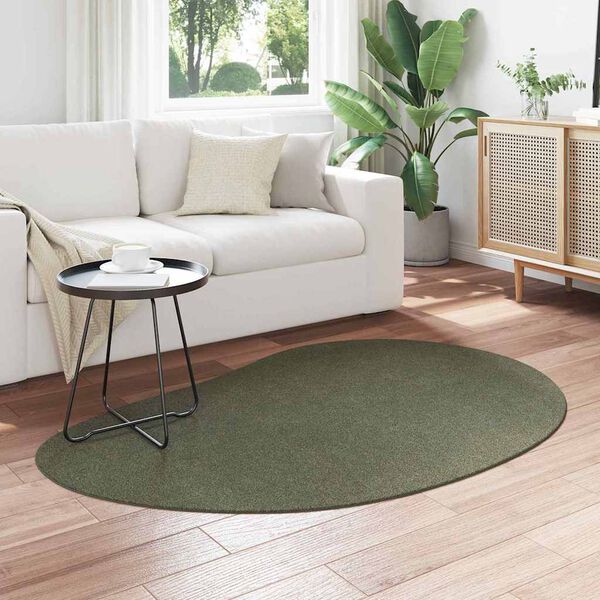 vidaXL Ter&uuml;letszőnyegek HUARTE Erdőz&ouml;ld 120 x 170 cm Poli&eacute;szter