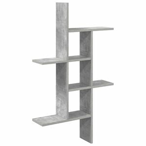 vidaXL Falpolc Betonsz&uuml;rke 61 x 15 x 102 cm Szerelt Fa