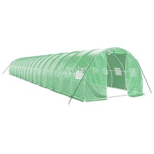 vidaXL z&ouml;ld ac&eacute;lv&aacute;zas melegh&aacute;z 54 m&sup2; 18 x 3 x 2 m