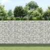 vidaXL 3 db vas gabion magaságyás 30 x 30 x 200 cm