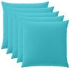 vidaXL P&aacute;rna huzat 6 pcs HEERLEN T&uuml;rkiz 60 x 60 cm Poli&eacute;szter