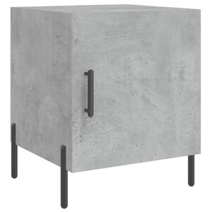 vidaXL betonsz&uuml;rke szerelt fa &eacute;jjeliszekr&eacute;ny 40 x 40 x 50 cm