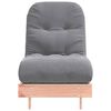 vidaXL tömör duglászfenyő futon kanapéágy matraccal 60 x 206 x 11 cm