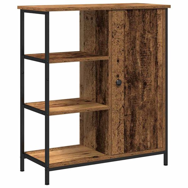 vidaXL Széf Öreg fa 70 x 30 x 80 cm