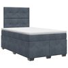 vidaXL Boxspring &aacute;gy matraccal S&ouml;t&eacute;tsz&uuml;rke 120 x 190 cm B&aacute;rsony