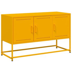 vidaXL must&aacute;rs&aacute;rga ac&eacute;l TV-szekr&eacute;ny 100,5x39x60,5 cm
