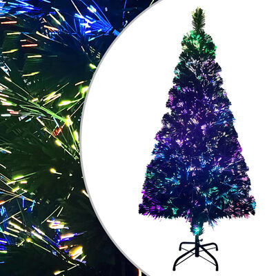 vidaXL zöld száloptikás műkarácsonyfa állvánnyal 150 cm