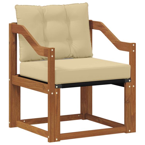 vidaXL K&uuml;lt&eacute;ri kanap&eacute; T&ouml;m&ouml;r ak&aacute;cfa &eacute;s textil&eacute;n Term&eacute;szetes