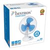Bestron DDF27W feh&eacute;r asztali ventil&aacute;tor 27 cm