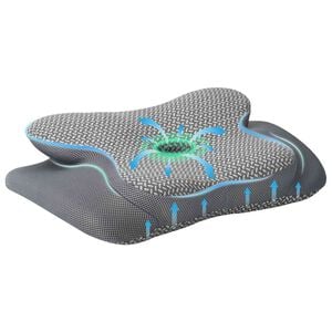 vidaXL Nyakp&aacute;rna p&aacute;rn&aacute;val Sz&uuml;rke 58 x 38 x 12 cm Poli&eacute;szter