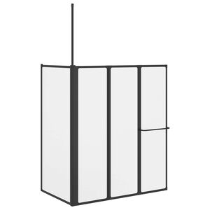 vidaXL Zuhanyfal Feh&eacute;r 120 x 70 x 137 cm Alum&iacute;nium