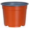 vidaXL Kerek Vir&aacute;gcser&eacute;p 50 db Terrakotta &Oslash; 10 x 8 cm Műanyag