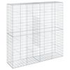 vidaXL horganyzott vas gabion kos&aacute;r fed&eacute;llel 200 x 50 x 200 cm