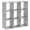 vidaXL betonsz&uuml;rke szerelt fa k&ouml;nyvespolc 102 x 32 x 102 cm