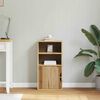 vidaXL oldalsó szekrény ODDA 40x24x79 cm tömörfa fenyőfa