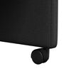 vidaXL Kerekes &Eacute;tkező Sz&eacute;kek 2 pcs Fekete 57 x 67 x 95 cm sz&ouml;vet