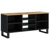 vidaXL t&ouml;m&ouml;r mang&oacute;- &eacute;s szerelt fa TV-szekr&eacute;ny 100 x 33 x 46 cm