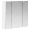 vidaXL F&uuml;rdőszobai t&uuml;k&ouml;rszekr&eacute;ny Feh&eacute;r 63,5 x 16 x 62,5 cm Szerelt fa