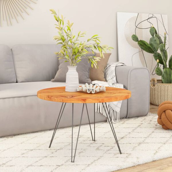 vidaXL t&ouml;m&ouml;r ak&aacute;cfa kerek asztallap &Oslash;80 x 3,8 cm