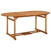 vidaXL t&ouml;m&ouml;r ak&aacute;cfa kerti &eacute;tkezőasztal 180 x 90 x 75 cm