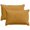 vidaXL P&aacute;rna huzat 2 db HOUTEN S&aacute;rga 30 x 50 cm cord