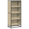 vidaXL sonoma t&ouml;lgy sz&iacute;nű szerelt fa k&ouml;nyvszekr&eacute;ny 60 x 35 x 139 cm