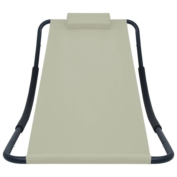 vidaXL kr&eacute;msz&iacute;nű ac&eacute;l kerti &aacute;gy 200 x 90 cm