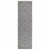 vidaXL k&eacute;k mint&aacute;s lapos sz&ouml;v&eacute;sű k&uuml;lt&eacute;ri szőnyeg 80 x 250 cm