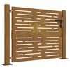vidaXL Corten ac&eacute;l kerti kapu 100x100 cm, n&eacute;gyzet alak&uacute; kivitelben